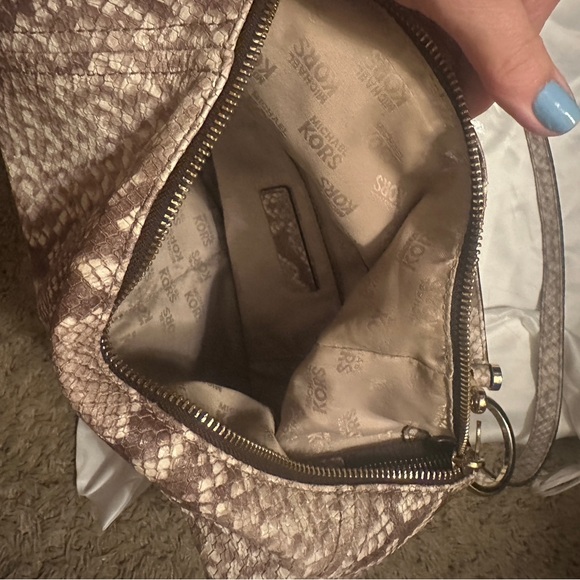 Michael Kors Snake Print Shoulder Bag - Picture 4 of 6